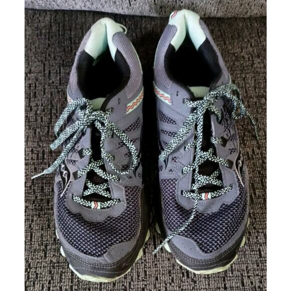 Saucony Run Anywhere Womens Running Shoes S10451-3 Gray Green Size 10 - Picture 3 of 8